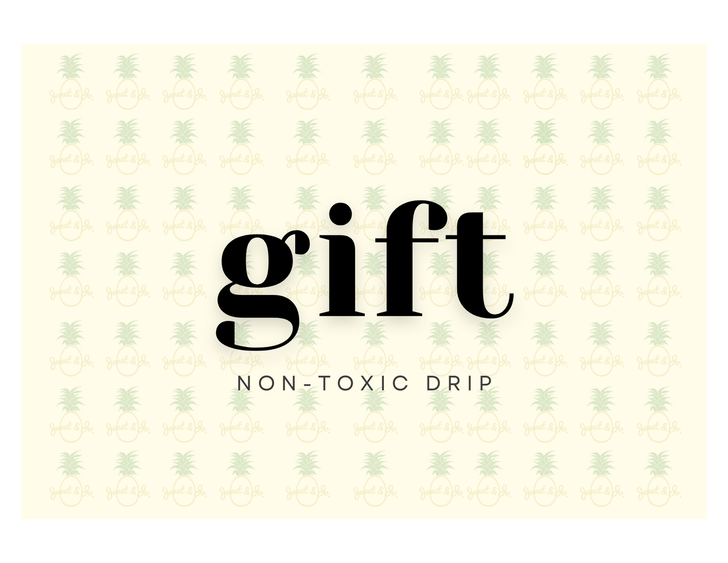 Janet & Jo. Gift Cards